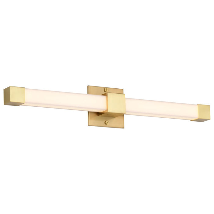 SATCO/NUVO Brightwyn 24 Inch LED Vanity 26W 2100Lm 3000K 90 CRI 120V Brushed Brass Finish (62-2631)