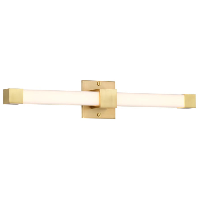 SATCO/NUVO Brightwyn 24 Inch LED Vanity 26W 2100Lm 3000K 90 CRI 120V Brushed Brass Finish (62-2631)