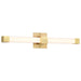 SATCO/NUVO Brightwyn 24 Inch LED Vanity 26W 2100Lm 3000K 90 CRI 120V Brushed Brass Finish (62-2631)