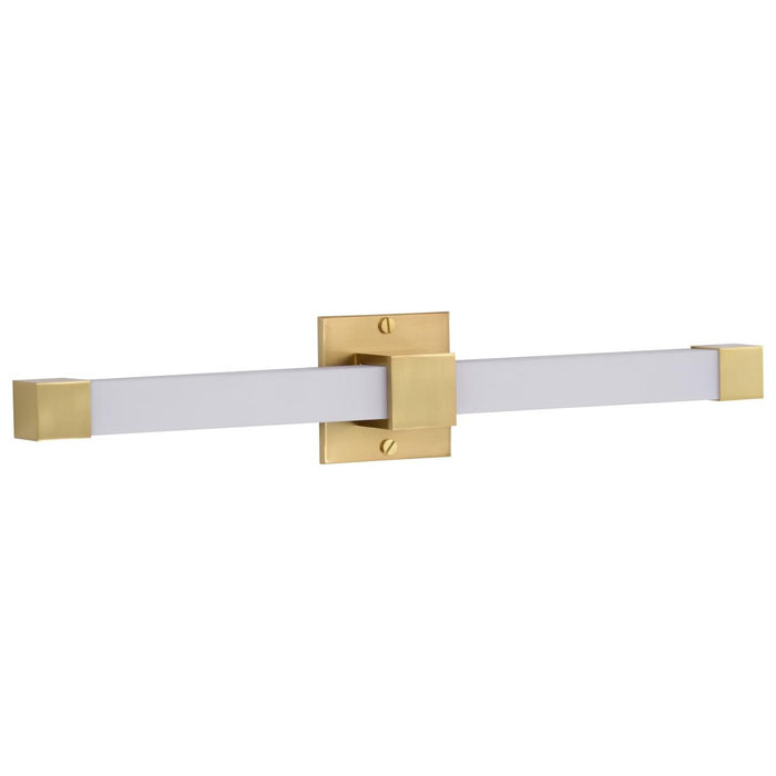 SATCO/NUVO Brightwyn 24 Inch LED Vanity 26W 2100Lm 3000K 90 CRI 120V Brushed Brass Finish (62-2631)