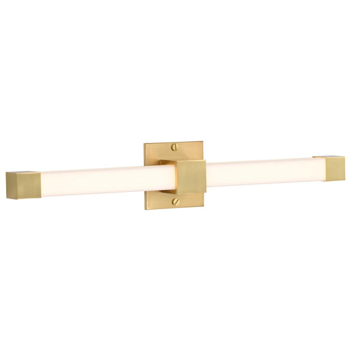 SATCO/NUVO Brightwyn 24 Inch LED Vanity 26W 2100Lm 3000K 90 CRI 120V Brushed Brass Finish (62-2631)