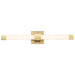SATCO/NUVO Brightwyn 24 Inch LED Vanity 26W 2100Lm 3000K 90 CRI 120V Brushed Brass Finish (62-2631)