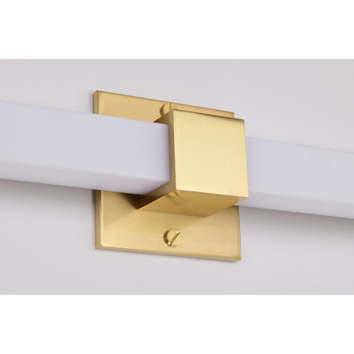 SATCO/NUVO Brightwyn 24 Inch LED Vanity 26W 2100Lm 3000K 90 CRI 120V Brushed Brass Finish (62-2631)