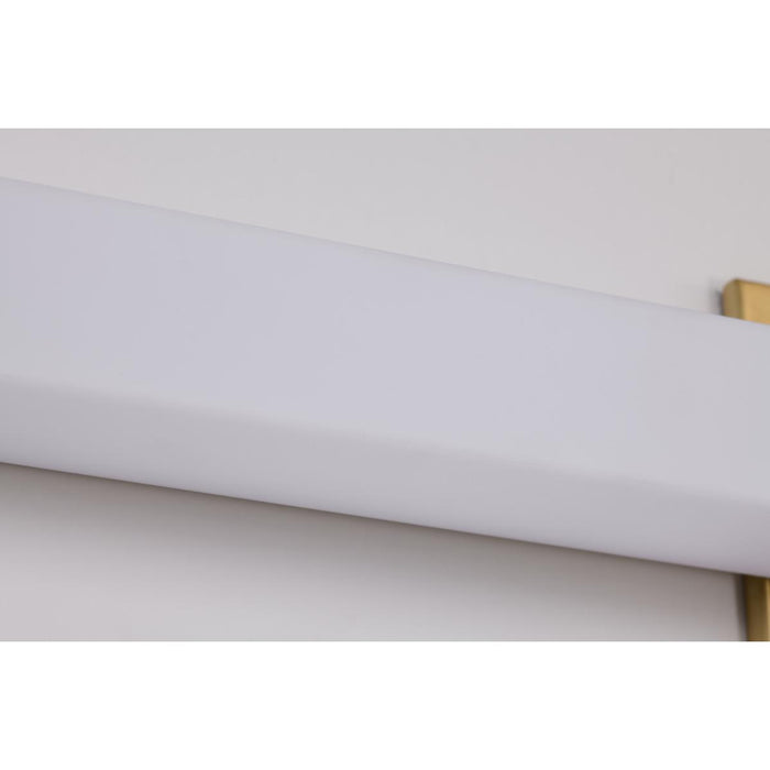 SATCO/NUVO Brightwyn 24 Inch LED Vanity 26W 2100Lm 3000K 90 CRI 120V Brushed Brass Finish (62-2631)