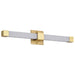 SATCO/NUVO Brightwyn 24 Inch LED Vanity 26W 2100Lm 3000K 90 CRI 120V Brushed Brass Finish (62-2631)