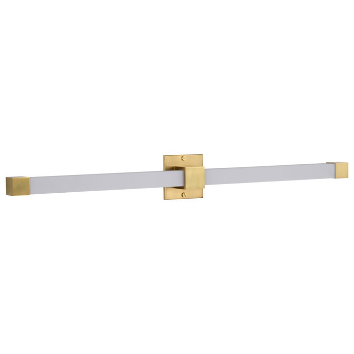 SATCO/NUVO Brightwyn 35 Inch LED Vanity 39W 3200Lm 3000K 90 CRI 120V Brushed Brass Finish (62-2632)