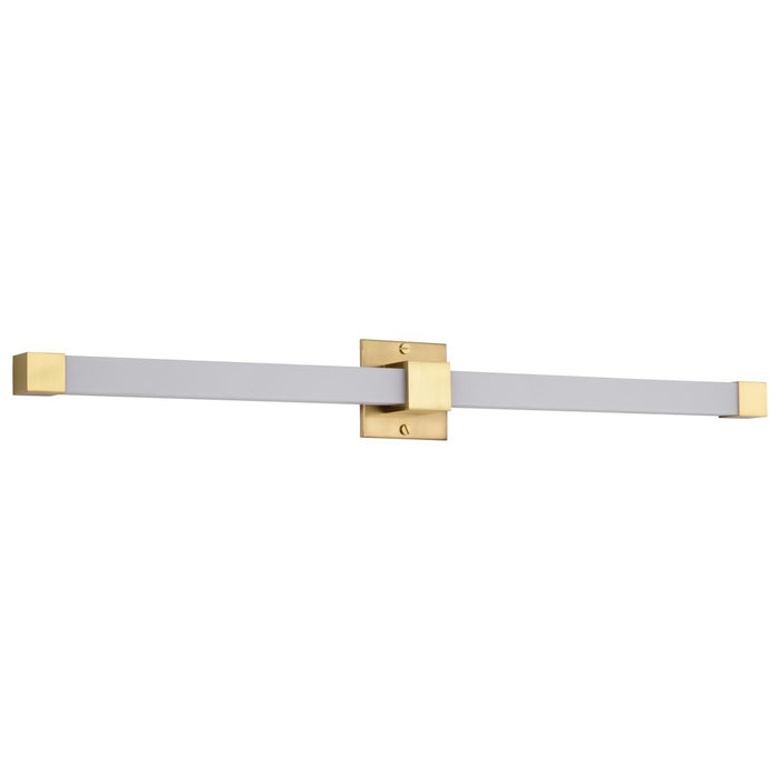 SATCO/NUVO Brightwyn 35 Inch LED Vanity 39W 3200Lm 3000K 90 CRI 120V Brushed Brass Finish (62-2632)