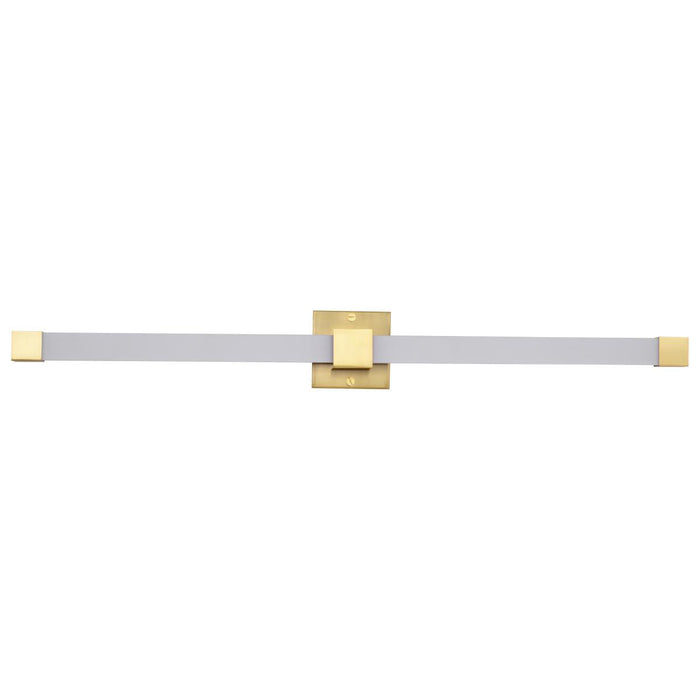 SATCO/NUVO Brightwyn 35 Inch LED Vanity 39W 3200Lm 3000K 90 CRI 120V Brushed Brass Finish (62-2632)