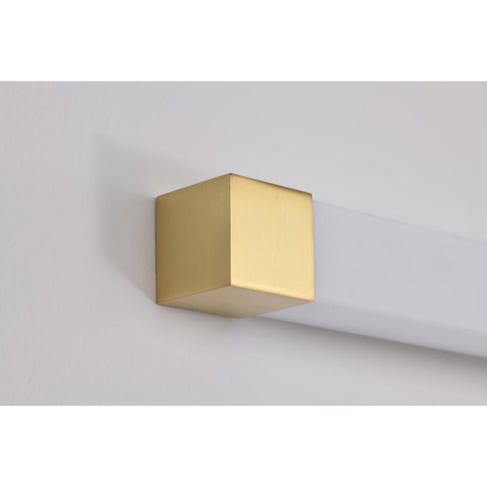 SATCO/NUVO Brightwyn 35 Inch LED Vanity 39W 3200Lm 3000K 90 CRI 120V Brushed Brass Finish (62-2632)