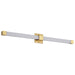 SATCO/NUVO Brightwyn 35 Inch LED Vanity 39W 3200Lm 3000K 90 CRI 120V Brushed Brass Finish (62-2632)