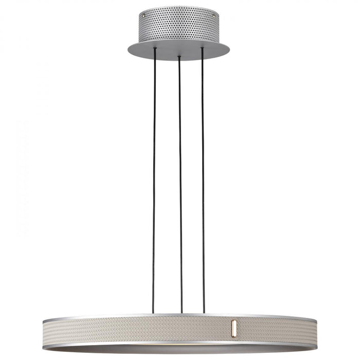 SATCO/NUVO Bandon 20 Inch LED Pendant Gray With Off White Wrap Acrylic Lens (62-3021)