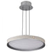 SATCO/NUVO Bandon 20 Inch LED Pendant Gray With Off White Wrap Acrylic Lens (62-3021)