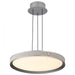 SATCO/NUVO Bandon 20 Inch LED Pendant Gray With Off White Wrap Acrylic Lens (62-3021)