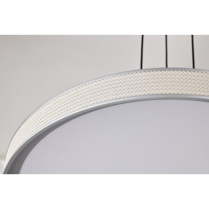 SATCO/NUVO Bandon 20 Inch LED Pendant Gray With Off White Wrap Acrylic Lens (62-3021)