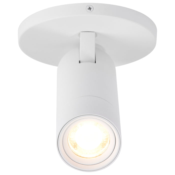 SATCO/NUVO 10W LED Monopoint CCT Selectable 2700K/3000K/3500K/4000K/5000K Adjustable Beam Angle 20-50 Degrees 120V White (62-3501)