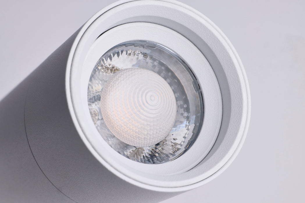 SATCO/NUVO 10W LED Monopoint CCT Selectable 2700K/3000K/3500K/4000K/5000K Adjustable Beam Angle 20-50 Degrees 120V White (62-3501)