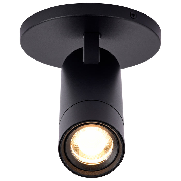 SATCO/NUVO 10W LED Monopoint CCT Selectable 2700K/3000K/3500K/4000K/5000K Adjustable Beam Angle 20-50 Degrees 120V Black (62-3502)
