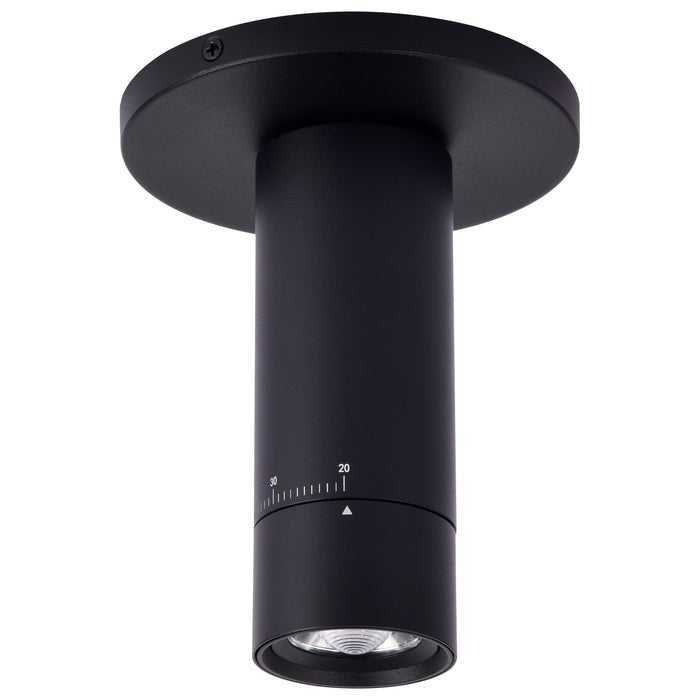 SATCO/NUVO 10W LED Monopoint CCT Selectable 2700K/3000K/3500K/4000K/5000K Adjustable Beam Angle 20-50 Degrees 120V Black (62-3502)