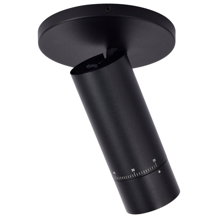 SATCO/NUVO 10W LED Monopoint CCT Selectable 2700K/3000K/3500K/4000K/5000K Adjustable Beam Angle 20-50 Degrees 120V Black (62-3502)