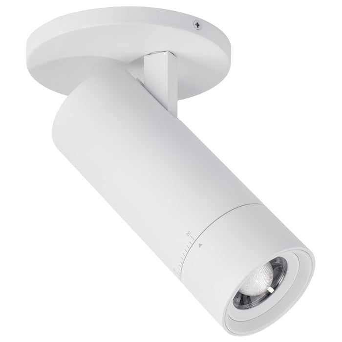 SATCO/NUVO 15W LED Monopoint CCT Selectable 2700K/3000K/3500K/4000K/5000K Adjustable Beam Angle 20-50 Degrees 120V White (62-3503)