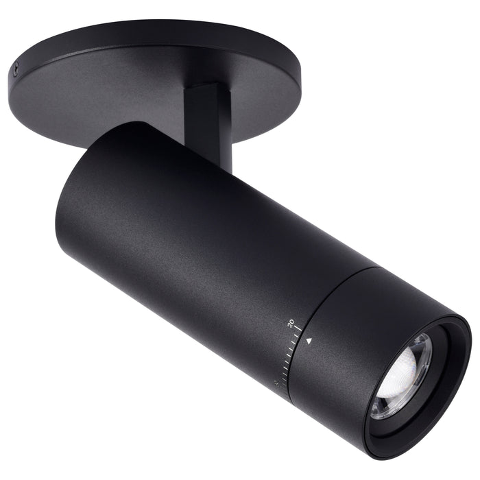 SATCO/NUVO 15W LED Monopoint CCT Selectable 2700K/3000K/3500K/4000K/5000K Adjustable Beam Angle 20-50 Degrees 120V Black (62-3504)