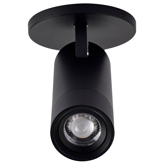 SATCO/NUVO 15W LED Monopoint CCT Selectable 2700K/3000K/3500K/4000K/5000K Adjustable Beam Angle 20-50 Degrees 120V Black (62-3504)