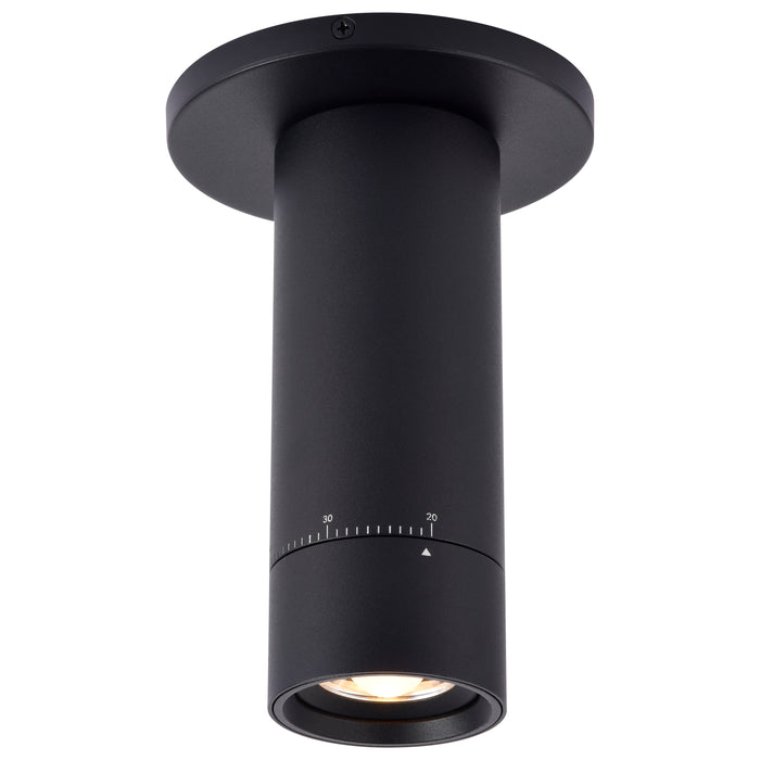 SATCO/NUVO 15W LED Monopoint CCT Selectable 2700K/3000K/3500K/4000K/5000K Adjustable Beam Angle 20-50 Degrees 120V Black (62-3504)