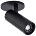 SATCO/NUVO 15W LED Monopoint CCT Selectable 2700K/3000K/3500K/4000K/5000K Adjustable Beam Angle 20-50 Degrees 120V Black (62-3504)