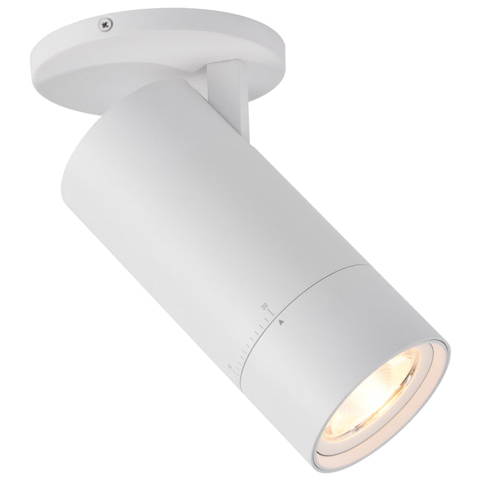 SATCO/NUVO 30W LED Monopoint CCT Selectable 2700K/3000K/3500K/4000K/5000K Adjustable Beam Angle 20-50 Degrees 120V White (62-3505)