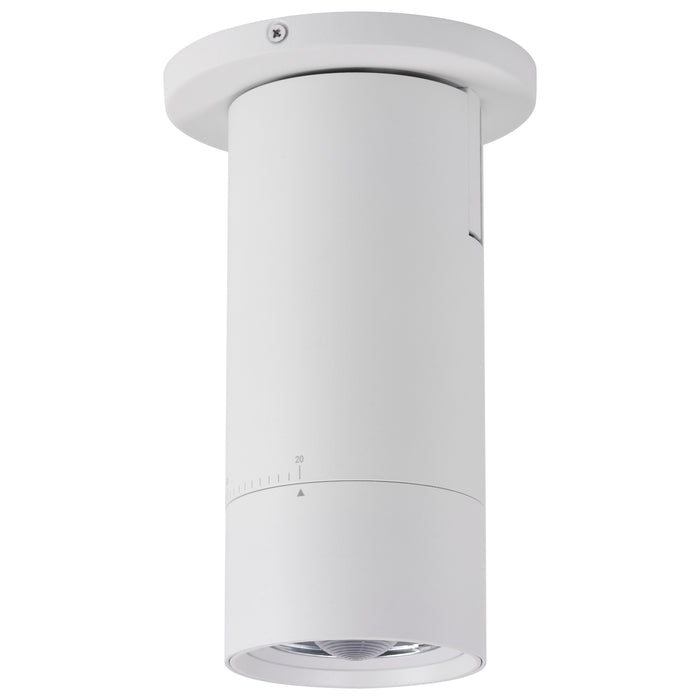 SATCO/NUVO 30W LED Monopoint CCT Selectable 2700K/3000K/3500K/4000K/5000K Adjustable Beam Angle 20-50 Degrees 120V White (62-3505)