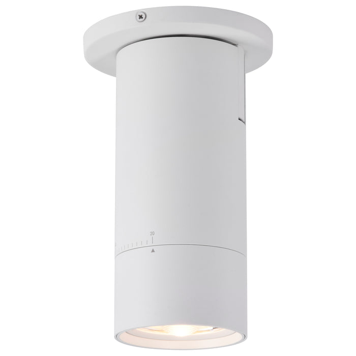 SATCO/NUVO 30W LED Monopoint CCT Selectable 2700K/3000K/3500K/4000K/5000K Adjustable Beam Angle 20-50 Degrees 120V White (62-3505)