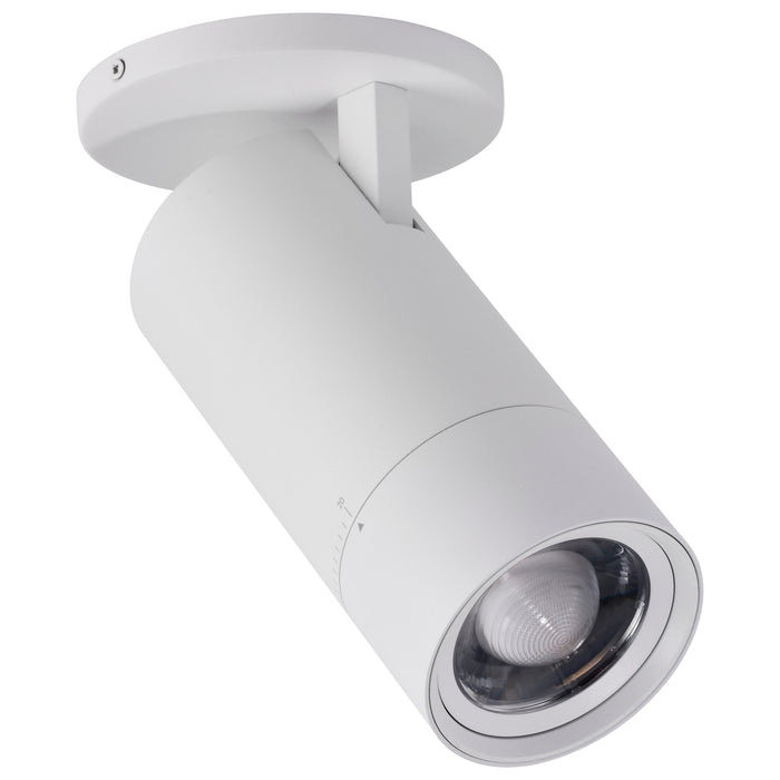 SATCO/NUVO 30W LED Monopoint CCT Selectable 2700K/3000K/3500K/4000K/5000K Adjustable Beam Angle 20-50 Degrees 120V White (62-3505)