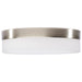 SATCO/NUVO PI 9 Inch LED Flush Mount Brushed Nickel Finish Frosted Etched Glass CCT Selectable 120V (62-558)