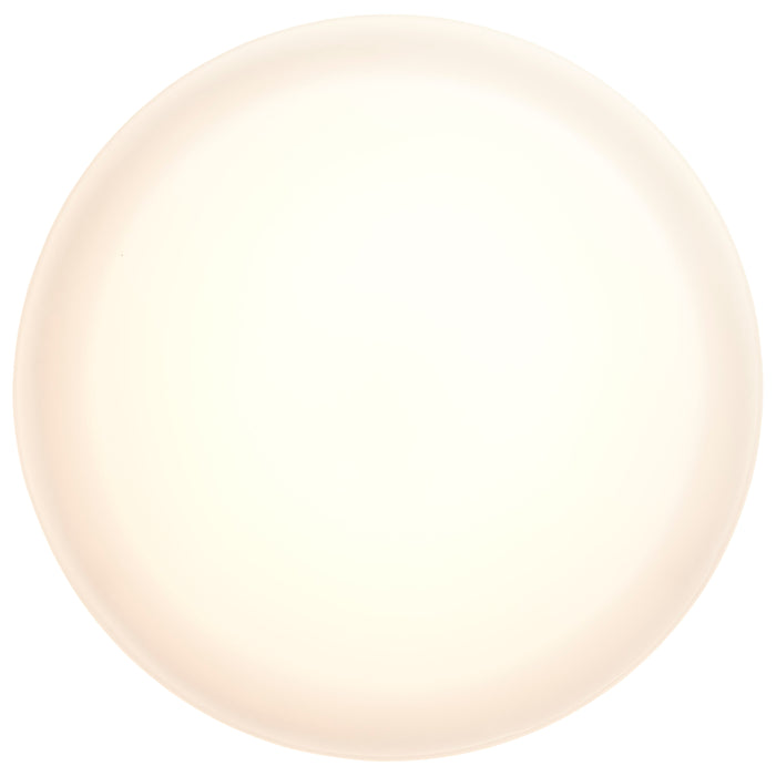 SATCO/NUVO PI 11 Inch LED Flush Mount Brushed Nickel Finish Frosted Etched Glass CCT Selectable 120V (62-559)