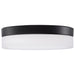 SATCO/NUVO PI 9 Inch LED Flush Mount Black Finish Frosted Etched Glass CCT Selectable 120V (62-568)