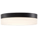 SATCO/NUVO PI 9 Inch LED Flush Mount Black Finish Frosted Etched Glass CCT Selectable 120V (62-568)