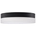 SATCO/NUVO PI 11 Inch LED Flush Mount Black Finish Frosted Etched Glass CCT Selectable 120V (62-569)