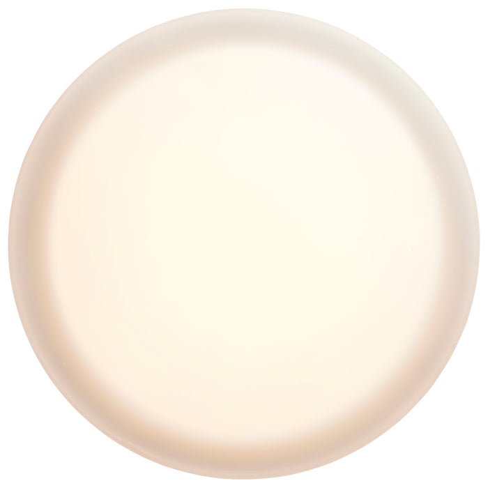 SATCO/NUVO PI 11 Inch LED Flush Mount Black Finish Frosted Etched Glass CCT Selectable 120V (62-569)