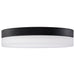SATCO/NUVO PI 14 Inch LED Flush Mount Black Finish Frosted Etched Glass CCT Selectable 120V (62-570)