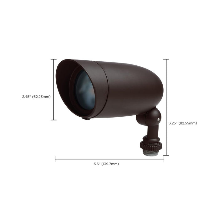 SATCO/NUVO 6W LED Landscape Floodlight RGB And 2700K-5000K Tunable White Bronze (62-5901)