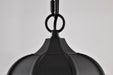 SATCO/NUVO East River Collection 1-Light Outdoor Hanging Fixture LED Smart - Starfish RGBTW CCT Selectable Matte Black Clear Water Glass (62-5944)