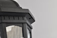 SATCO/NUVO East River Collection 1-Light Outdoor Hanging Fixture LED Smart - Starfish RGBTW CCT Selectable Matte Black Clear Water Glass (62-5944)