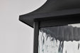 SATCO/NUVO Austen Collection 1-Light Outdoor Hanging Fixture LED Smart - Starfish RGBTW CCT Selectable Matte Black Clear Water Glass (62-5996)