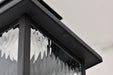 SATCO/NUVO Austen Collection 1-Light Outdoor Hanging Fixture LED Smart - Starfish RGBTW CCT Selectable Matte Black Clear Water Glass (62-5996)