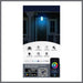 SATCO/NUVO Austen Collection 1-Light Outdoor Hanging Fixture LED Smart - Starfish RGBTW CCT Selectable Matte Black Clear Water Glass (62-5996)