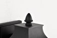 SATCO/NUVO Austen Collection 1-Light Outdoor Small Wall Fixture LED Smart - Starfish RGBTW CCT Selectable Matte Black Clear Water Glass (62-5997)