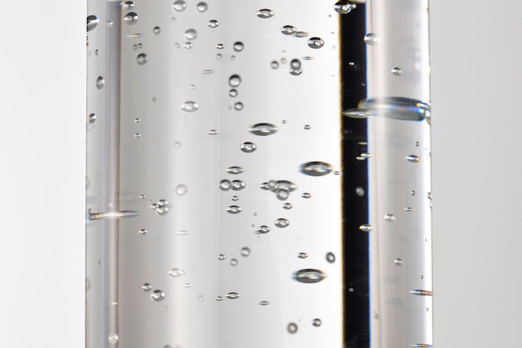 SATCO/NUVO Lacey 2 Inch LED Mini Pendant RGB/Tunable White Starfish Enabled Matte Black With K9 Bubble Crystal (62-6001)