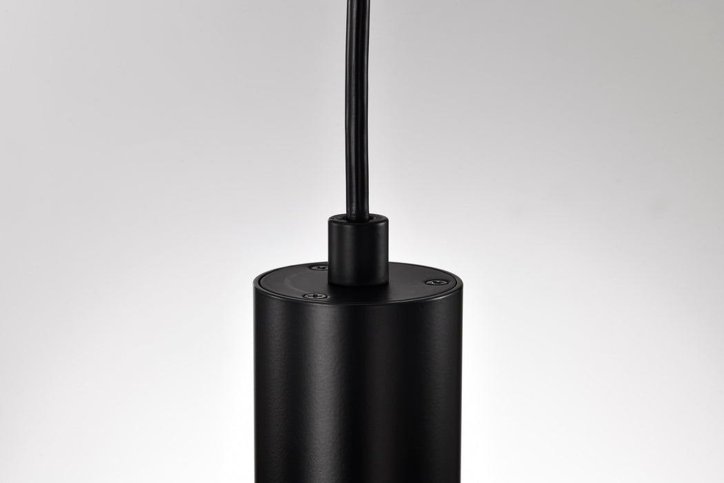 SATCO/NUVO Lacey 2 Inch LED Mini Pendant RGB/Tunable White Starfish Enabled Matte Black With K9 Bubble Crystal (62-6001)