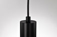 SATCO/NUVO Lacey 2 Inch LED Mini Pendant RGB/Tunable White Starfish Enabled Matte Black With K9 Bubble Crystal (62-6001)