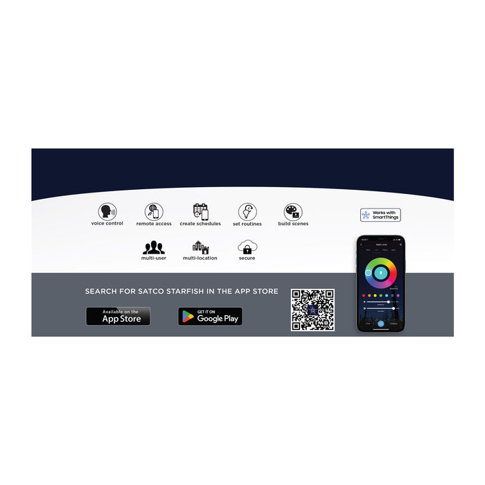 SATCO/NUVO Lacey 2 Inch LED Mini Pendant RGB/Tunable White Starfish Enabled Matte Black With K9 Bubble Crystal (62-6001)